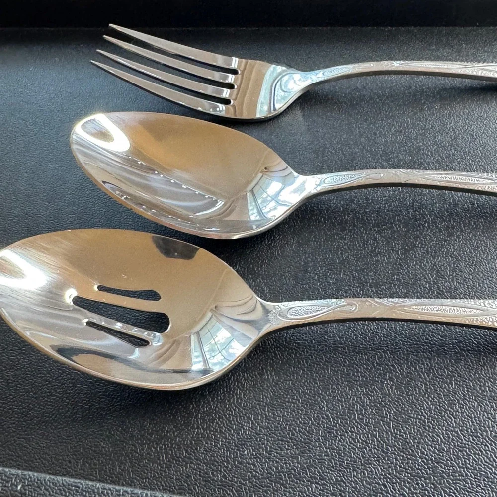 SMI USA Serving Set Trinity Celtic Knot Design Replacement‎ Silverware 3 Piece